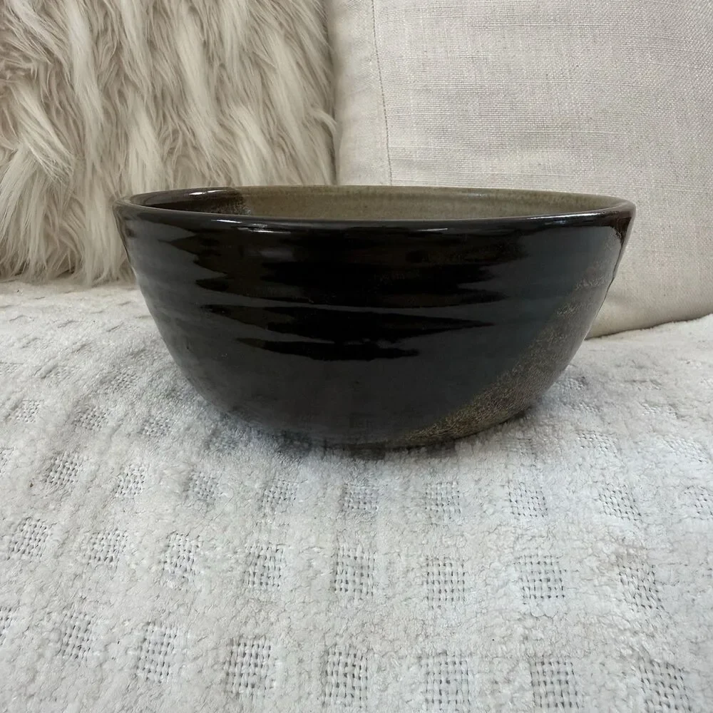 Sommerville Pottery Bowl Set of 3 Hand Thrown Studio Pulteney NY Glazed Neutral
